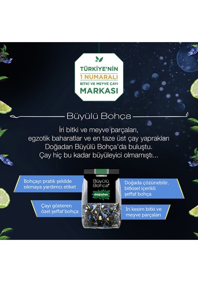Doğadan Büyülü Bohça Earl Grey Siyah Çay 10'lu