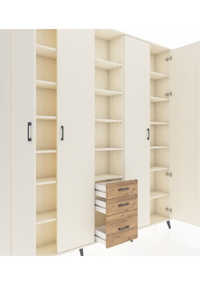 Arges Dolap 17 Raflı 3 Çekmeceli 4 Kapaklı 220x30x243 Aytaşı-aytaşı/çam Aytası/atlas Çam Arges Dolap 17 Raflı 3 Çekmeceli 4 Kapaklı 220x30x243 Aytaşı-aytaşı/çam Aytası/atlas Çam