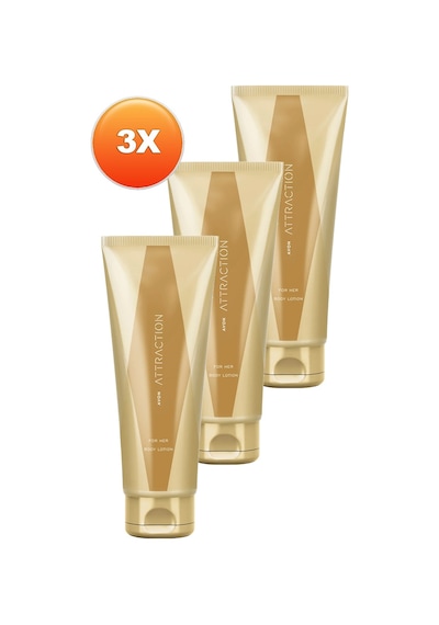 Avon Attraction Kadın Vücut Losyonu 3 x 125 ML