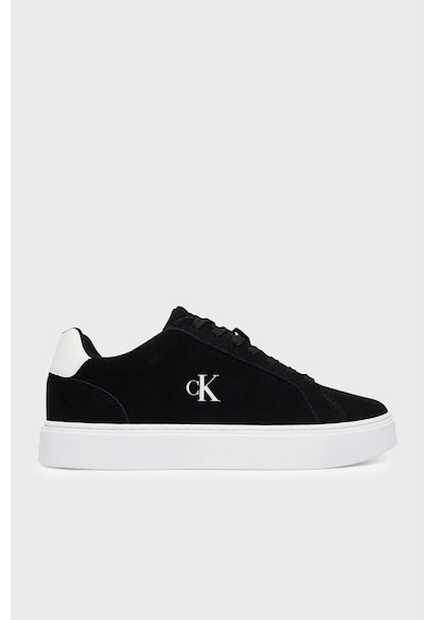 Calvin Klein Süet Sneaker Ayakkabı Ym0ym0143401h Erkek Ayakkabı Ym0ym01434 01h Siyah