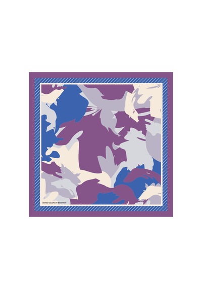 United Colors Of Benetton Flora Bandana/fular -1018-47 47 Mor