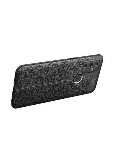 One Plus Nord N10 Kılıf Niss Deri Görünümlü Silikon Kapak