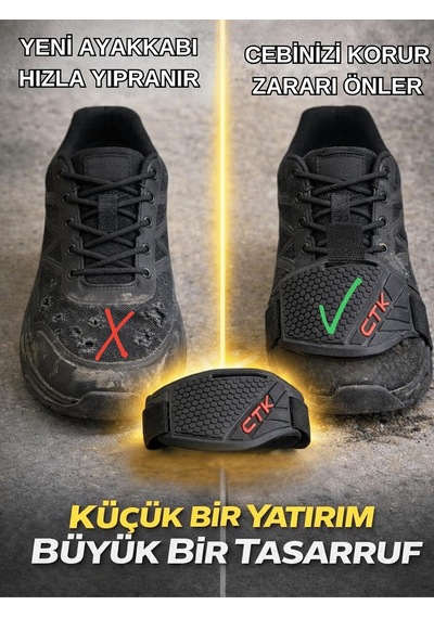 Kauçuk Vites Pedi Vites Değiştirme Pedi Motosiklet Ayakkabı Bot Koruyucu Koruma Pedi Siyah Renk