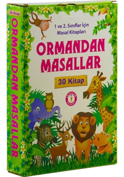 Ormandan Masallar Seti - 30 Kitap Takım - Emine Korkmazer -  Deniz Şahin - Akvaryum Yayınları