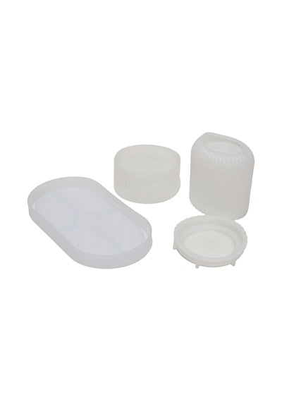 3d Silikon Mum Kalıbı 4 Parça