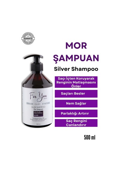 Silver Mor Şampuan Turunculaşma Karşıtı Mor Silver Şampuan