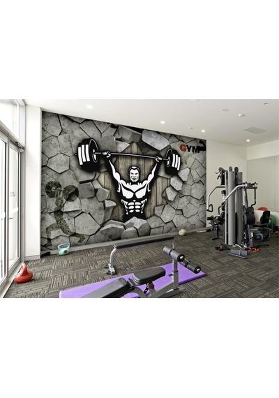 Spor Salonu Duvar Kağıdı (361193076)