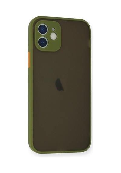 Apple iPhone Uyumlu 12 Mini  - Kılıf Montreal Silikon  - Kapak  - Açık Yeşil