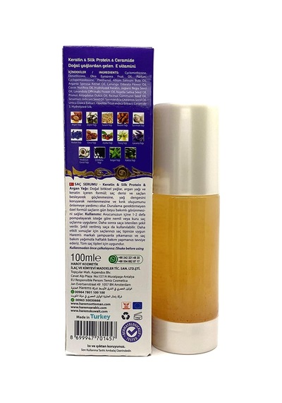 Keratinli Saç Bakım Serumu 100 Ml