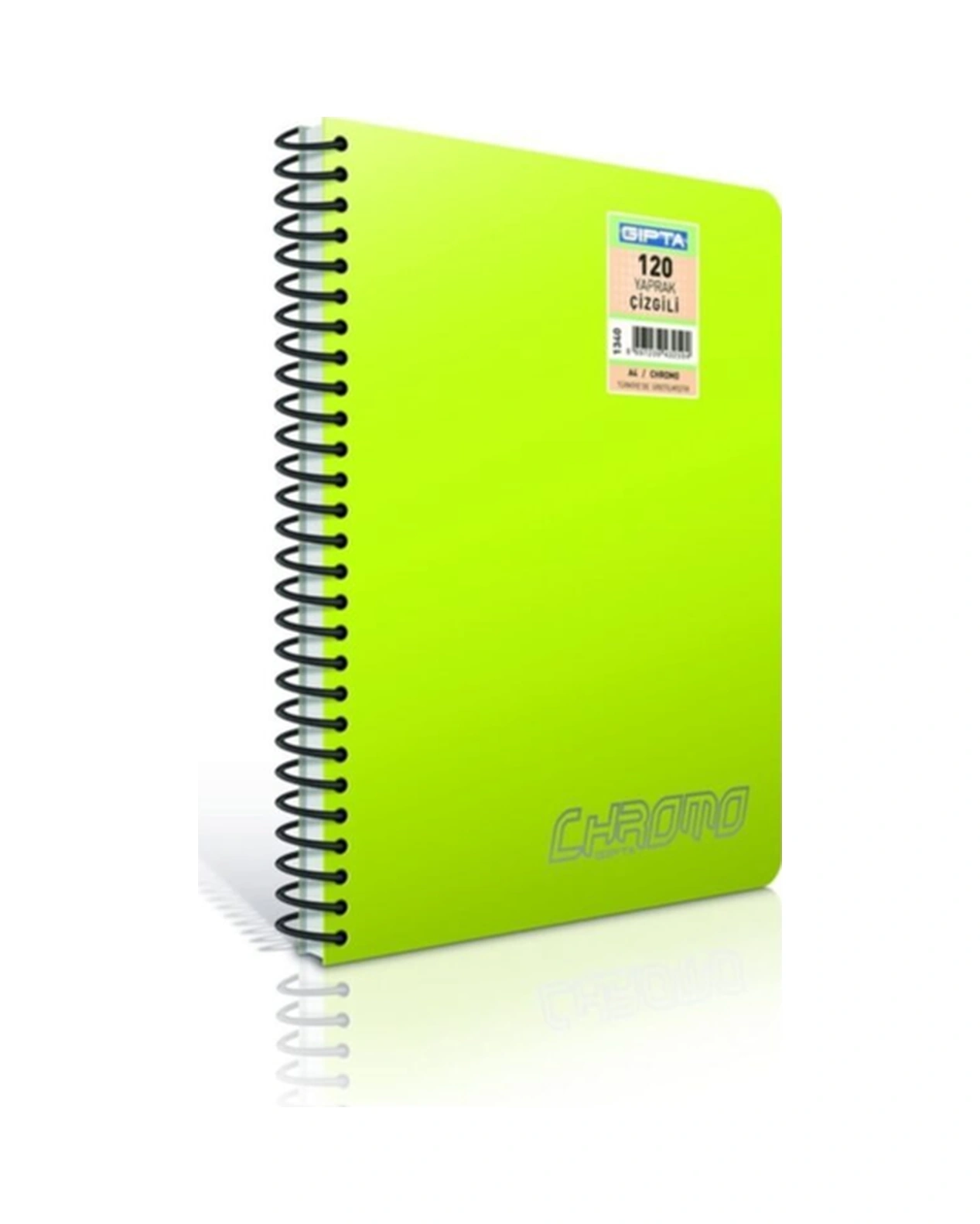 Chromo Spiralli Pp Kapak Defter A4 Kareli 100yp 1492