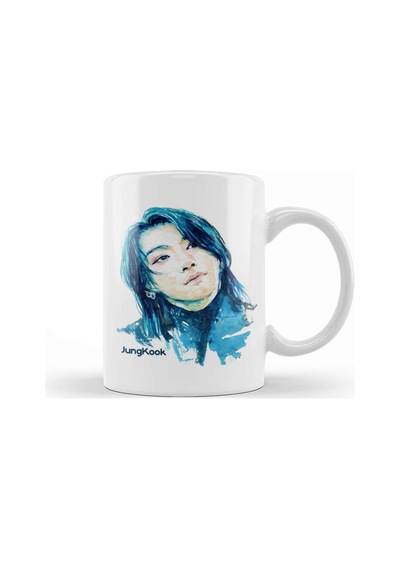 Bts Jungkook Turquoise Kupa Bardak Porselen Karışık