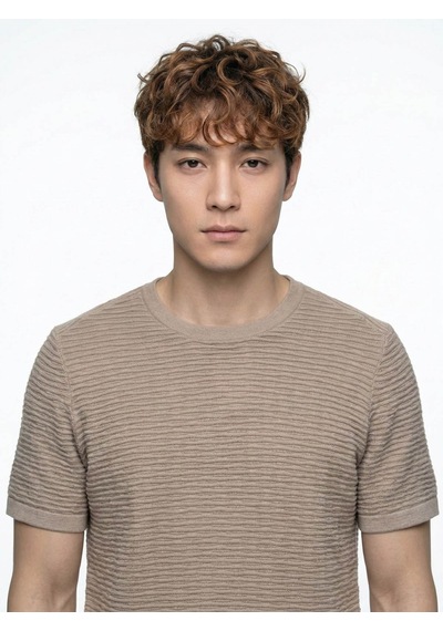 Erkek T-shirt Lf2043430 Bej