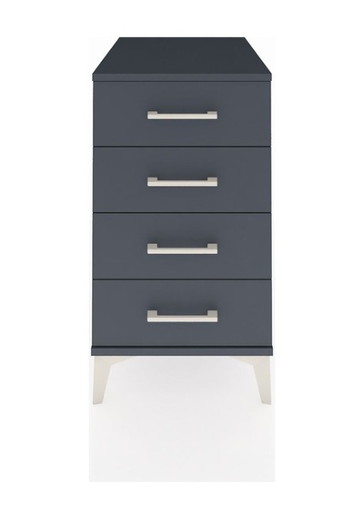 Kronos Komodin 4 Çekmeceli 44x59x80 Antrasit-antrasit Antrasit