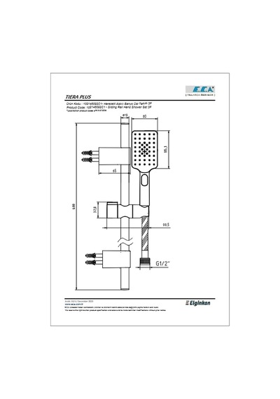 Eca Tiera Plus Hareketli Üst Takım 3f Mat Siyah Çok Renkli