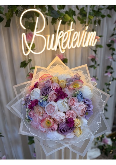 Şakayık Ve Gül Buketi Diğer