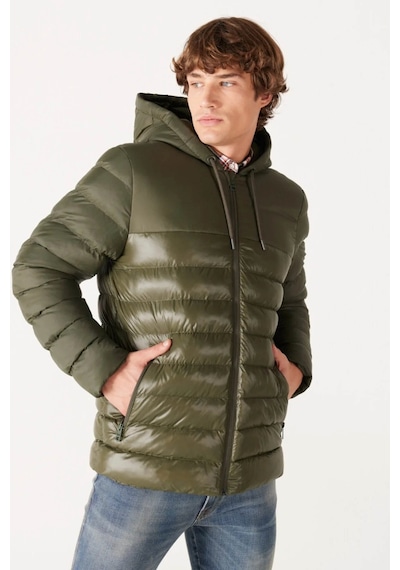 Wrangler Erkek Mont Koyu Haki W232008801 Puffer 24Kmc8000482 Mc80025 Koyu Haki
