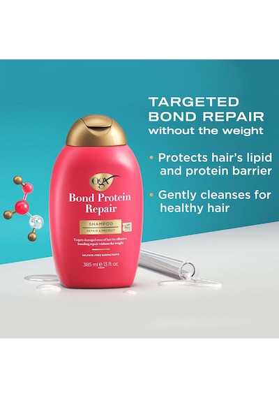OGX Bond Protein Repair Bağ Onarıcı Sülfatsız Şampuan 385 ml