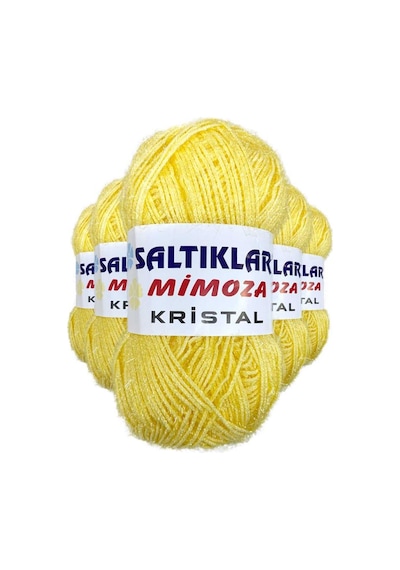 5 Adet Mimoza Kristal Işıltılı Şal Patik Yelek İpi 48