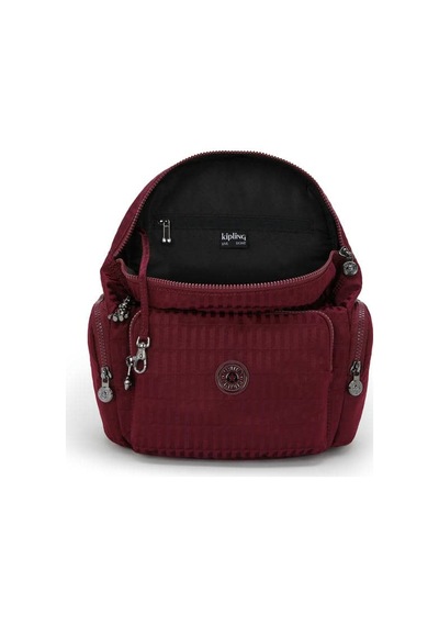 City Zip S Küçük Boy Sırt Çantası Bordo