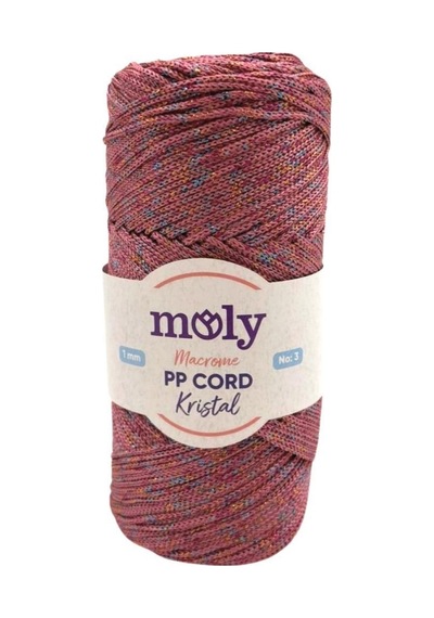 Angel Çanta Aksesuar Moly Yarn 200 Gr Simli Polyester Makrome No:1070 Diğer