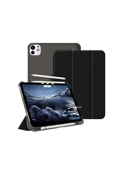 Apple iPad Uyumlu Pro 11 1./2. İle Uyumlu Kılıf Cover Kalem Bölmeli Pc Case 2018-2020 Siyah Sku: Zeusb0dy6vbctc Arka Kapak