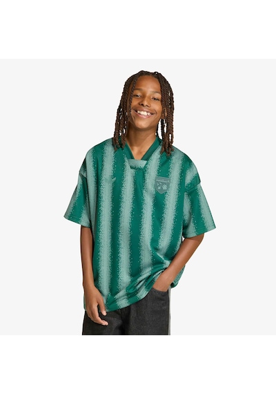 Adidas Minecraft Os Jersey Tee Çocuk Yeşil T-shirt Ke2701