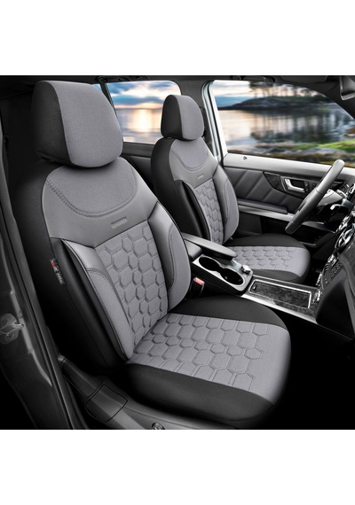 Otom Yeni Carbon Design 3D Dokulu Kumaş Oto Koltuk Kılıfı Tam Set 553380975