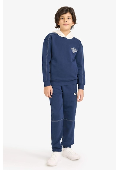 Defacto Erkek Çocuk 2li Takım Kapüşonlu Baskılı Sweatshirt Eşofman Altı G6174a826spnv256 Lacivert-nv256 Defacto Erkek Çocuk 2li Takım Kapüşonlu Baskılı Sweatshirt Eşofman Altı G6174a826spnv256 Lacivert-nv256