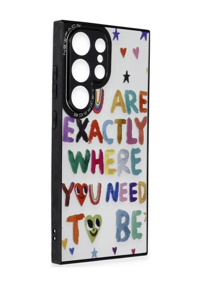 Newface Samsung Galaxy S24 Ultra Kılıf Mirror Desenli Kapak - Mirror - 10 Çok Renkli