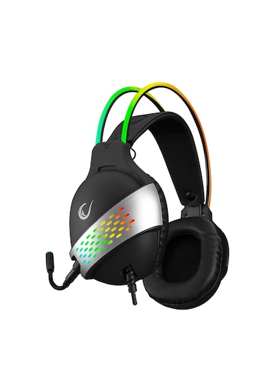 Rampage RM-K37 Black Eagle Mikrofonlu 7.1 Surround RGB Kulak Üstü Oyuncu Kulaklığı Rampage RM-K37 Black Eagle Mikrofonlu 7.1 Surround RGB Kulak Üstü Oyuncu Kulaklığı