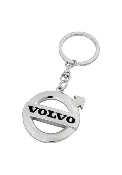 Volvo 340 3d Metal Otomobil Anahtarlığı - Krom Kaplamalı Oto Anahtarlık