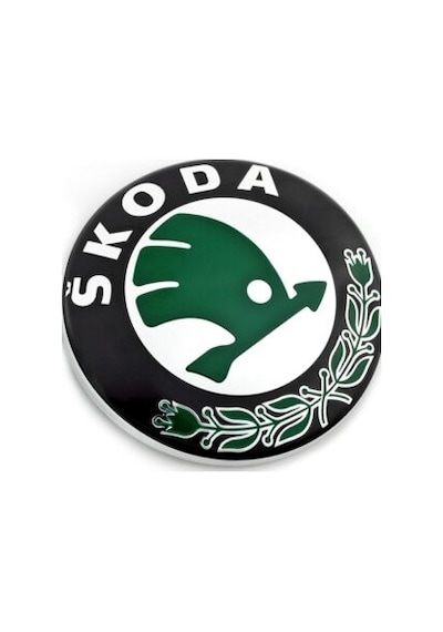 Amblem 12 Ön-arka Fel-fab-oct Skoda