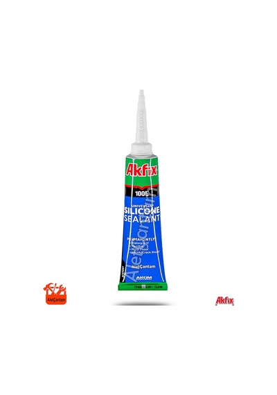 Akfix 100E Tüp Silikon Şeffaf 50 Ml (422995675) Şeffaf