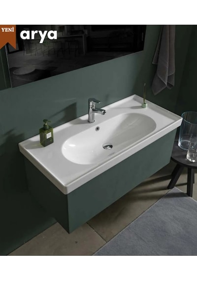 Etajerli Lavabo, Arya, 60X45 Cm
