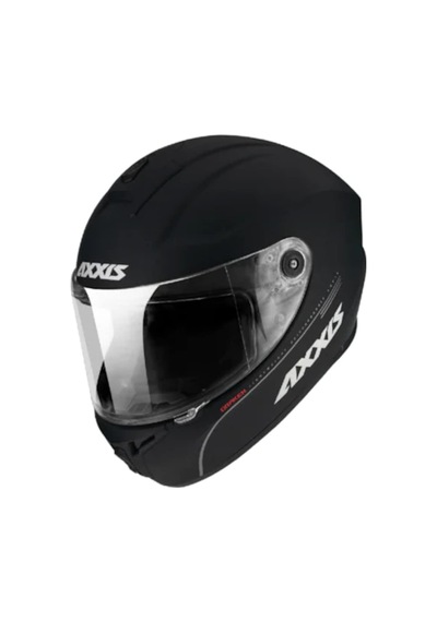Axxıs Draken Solid Mat Siyah Kask Yeni Model -2022