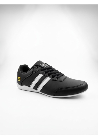Hayo Erkek İnce Taban Rahat Konforlu Kibar Günlük Sneaker Spor Ayakkabı Siyah - Beyaz Hayo Erkek İnce Taban Rahat Konforlu Kibar Günlük Sneaker Spor Ayakkabı Siyah - Beyaz