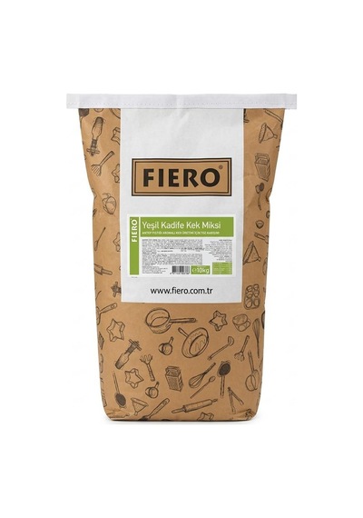 Fiero Yeşil Kadife Kek Toz Karışım Antep Fıstığı Aromalı 10 Kg