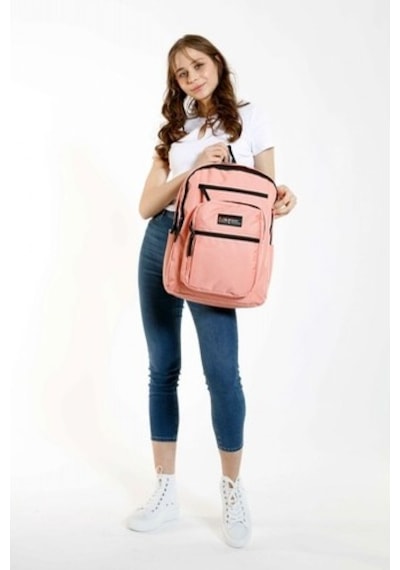 Kaukko Full Pocket Sırt Çantası Somon Krn-k1432