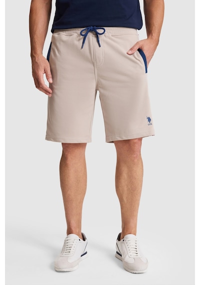 U.s. Polo Assn. Erkek Taş Şort Örme 50322428-vr049 Taş Rengi