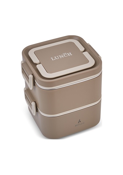 Aryıldız Bento Kare Haki Lunch Box 1400 Ml Haki
