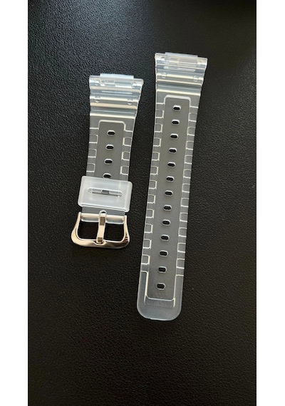 Casio G-shock Dwe-5600 Ga-2100 Şeffaf Plastik Orijinal Saat Kordonu Çok Renkli