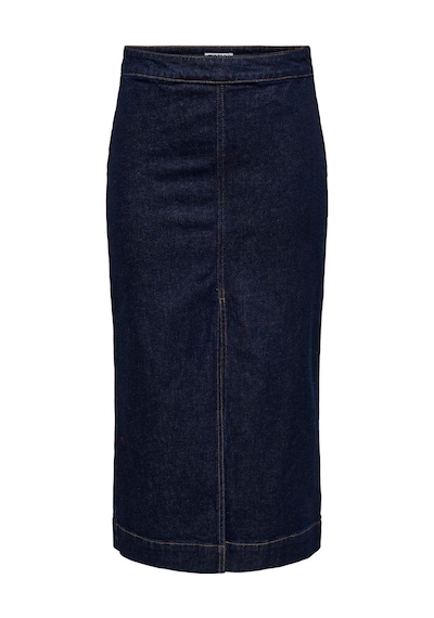 Only Onlmadison Hw Pencil Midi Kadın Denim Etek 15338921 Mavi