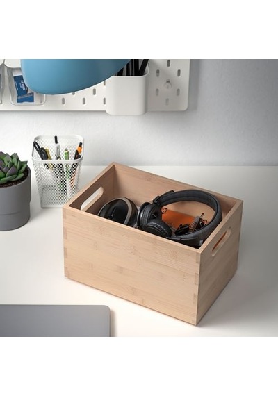 Ikea Uppdatera Saklama Kutusu, Bambu, 16x24x15 Cm Çok Renkli
