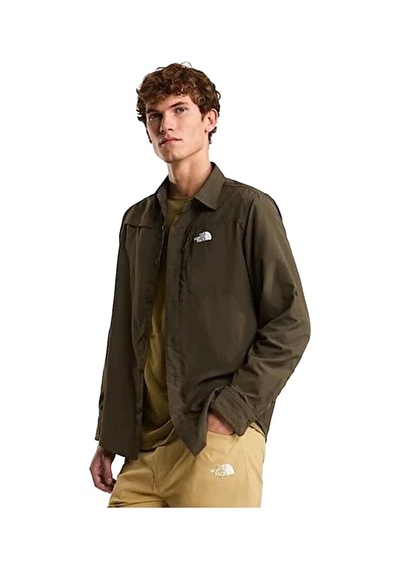 The North Face M Sequoia Ls Erkek Gömlek Kahve