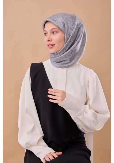 Silk Home Shiny Eşarp 75012-07 gri