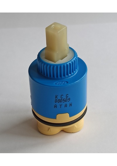 Stecell 35 MM Ayaklı Dönerek Çalışan Kartuş Krem - Mavi