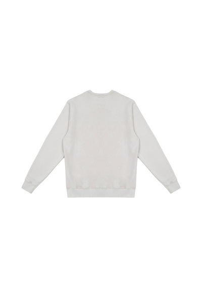 Beord Taş %100 Pamuk Bisiklet Yaka Sweatshirt Bss1-138