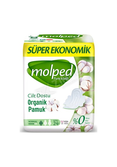 4 Adet Molped Pure & Soft Normal Süper Ekonomik 24'lü