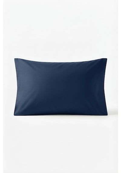 Orta Boy 40x60cm %100 Pamuklu Saten Kumaş Yastık Kılıfı 2adet Gizli Fermuarlı Lacivert