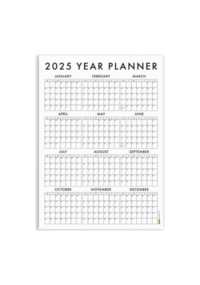 2027 Yıllık Planlayıcı Duvar Takvimi, 2027 Takvim